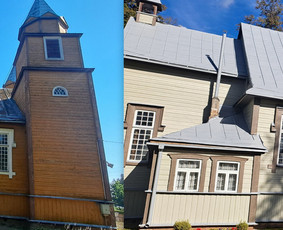 Medinių,tinkuotų namų bei stogų -plovimas,dažymas - Fasadų apdaila, dažymas - 2 Fasadų apdaila, dažymas - Medinių,tinkuotų namų bei stogų -plovimas,dažymas - 2