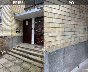 Spec. valymas: grafičių, fasado, sniego ir kt. / Profesionalus paviršių valymas. / Darbų pavyzdys ID 3801362