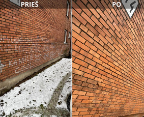 Spec. valymas: grafičių, fasado, sniego ir kt. / Profesionalus paviršių valymas. / Darbų pavyzdys ID 3801374