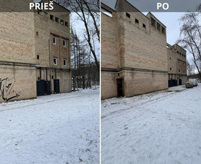 Spec. valymas: grafičių, fasado, sniego ir kt. / Profesionalus paviršių valymas. / Darbų pavyzdys ID 3801472