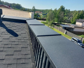 Skardos lankstymas ir montavimas,kaminų skardinimas,palangės - Statybos darbai - 4 Statybos darbai - Skardos lankstymas ir montavimas,kaminų skardinimas,palangės - 4