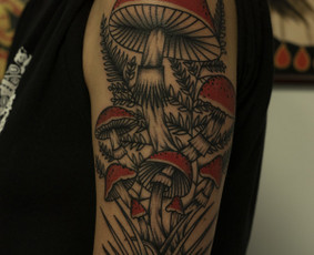 Ornamentinės/tradicinės tatuiruotės Kaune. / Justas Jurkevičius / Darbų pavyzdys ID 3805390