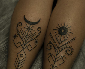 Ornamentinės/tradicinės tatuiruotės Kaune. / Justas Jurkevičius / Darbų pavyzdys ID 3805404
