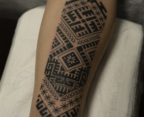 Ornamentinės/tradicinės tatuiruotės Kaune. / Justas Jurkevičius / Darbų pavyzdys ID 3805410