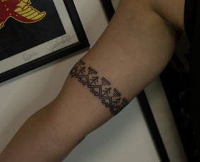 Ornamentinės/tradicinės tatuiruotės Kaune. / Justas Jurkevičius / Darbų pavyzdys ID 3805432