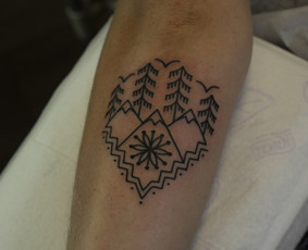 Ornamentinės/tradicinės tatuiruotės Kaune. / Justas Jurkevičius / Darbų pavyzdys ID 3805452