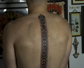 Ornamentinės/tradicinės tatuiruotės Kaune. / Justas Jurkevičius / Darbų pavyzdys ID 3805462