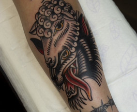 Ornamentinės/tradicinės tatuiruotės Kaune. / Justas Jurkevičius / Darbų pavyzdys ID 3805466
