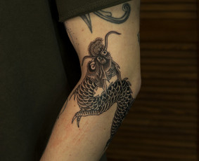 Ornamentinės/tradicinės tatuiruotės Kaune. / Justas Jurkevičius / Darbų pavyzdys ID 3805476