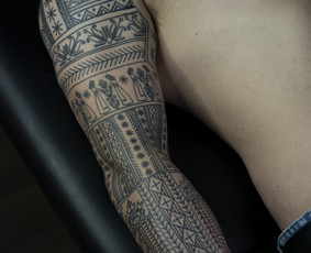 Ornamentinės/tradicinės tatuiruotės Kaune. / Justas Jurkevičius / Darbų pavyzdys ID 3805488