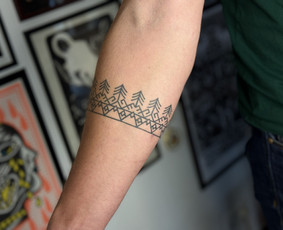 Ornamentinės/tradicinės tatuiruotės Kaune. / Justas Jurkevičius / Darbų pavyzdys ID 3805492