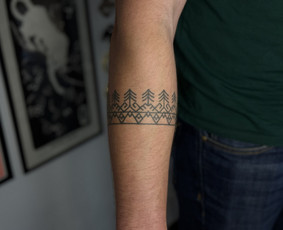 Ornamentinės/tradicinės tatuiruotės Kaune. / Justas Jurkevičius / Darbų pavyzdys ID 3805494