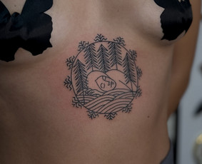 Ornamentinės/tradicinės tatuiruotės Kaune. / Justas Jurkevičius / Darbų pavyzdys ID 3805506