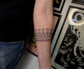 Ornamentinės/tradicinės tatuiruotės Kaune. / Justas Jurkevičius / Darbų pavyzdys ID 3805516