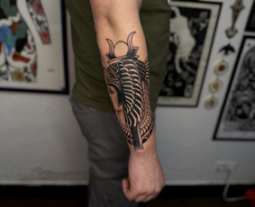 Ornamentinės/tradicinės tatuiruotės Kaune. / Justas Jurkevičius / Darbų pavyzdys ID 3805520