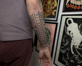 Ornamentinės/tradicinės tatuiruotės Kaune. / Justas Jurkevičius / Darbų pavyzdys ID 3805528