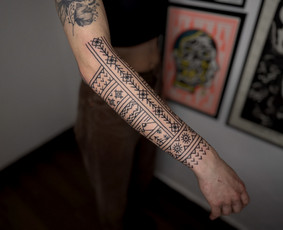 Ornamentinės/tradicinės tatuiruotės Kaune. / Justas Jurkevičius / Darbų pavyzdys ID 3805538
