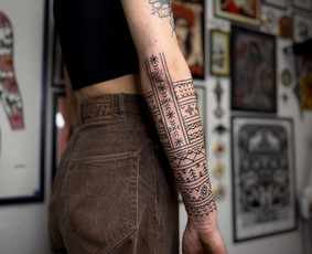 Ornamentinės/tradicinės tatuiruotės Kaune. / Justas Jurkevičius / Darbų pavyzdys ID 3805544