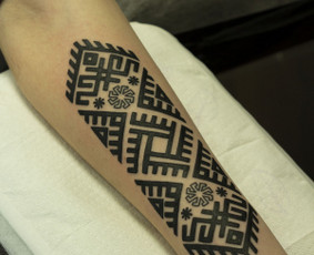 Ornamentinės/tradicinės tatuiruotės Kaune. / Justas Jurkevičius / Darbų pavyzdys ID 3805546