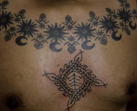 Ornamentinės/tradicinės tatuiruotės Kaune. - Tatuiruotės (tattoo) - 1 Tatuiruotės (tattoo) - Ornamentinės/tradicinės tatuiruotės Kaune. - 1