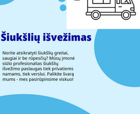 Šiukšlių išvežimas - Perkraustymas, pervežimas, utilizavimas, daiktų pernešimas - 3