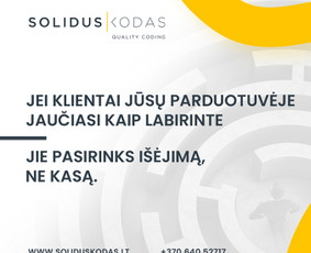 Solidus kodas Facebook ir Instagram banneris.