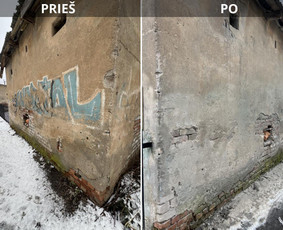 Spec. valymas: grafičių, fasado, sniego ir kt. / Profesionalus paviršių valymas. / Darbų pavyzdys ID 3807388