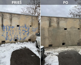 Spec. valymas: grafičių, fasado, sniego ir kt. / Profesionalus paviršių valymas. / Darbų pavyzdys ID 3807390