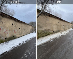 Spec. valymas: grafičių, fasado, sniego ir kt. / Profesionalus paviršių valymas. / Darbų pavyzdys ID 3807392
