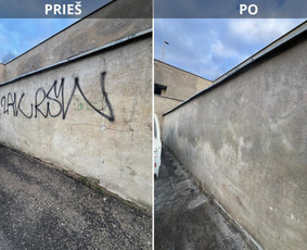 Tvorų plovimas - Spec. valymas: grafičių, fasado, sniego ir kt. - 1