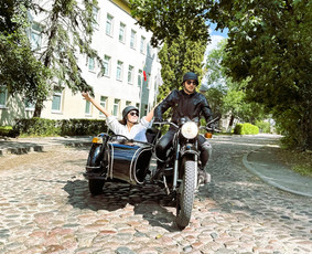 Pasivažinėjimas senovinio motociklo lopšyje - Moto nuoma - 3 Moto nuoma - Pasivažinėjimas senovinio motociklo lopšyje - 3