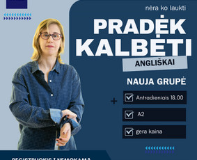 Anglų kalbos kursai - Šnekamosios anglų kalbos pamokos – grupėmis - 4