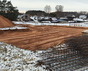 Sklypo lyginimas, formavimas - Mini krautuvo nuoma. Vejos įrengimas - 2