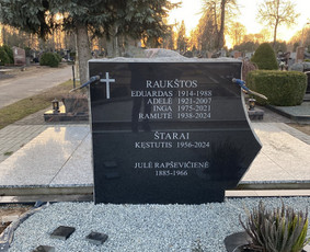 Raidžių kalimas ,restauravimas,plokštes,trinkelės - Paminklo, tvorelių atnaujinimas - 1 Paminklo, tvorelių atnaujinimas - Raidžių kalimas ,restauravimas,plokštes,trinkelės - 1
