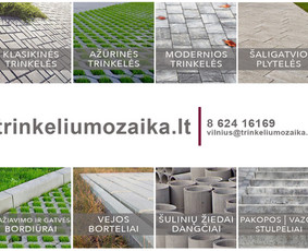 Trinkelių Mozaika - trinkelės jūsų kiemui! - Statybinių medžiagų gamintojai - 1 Statybinių medžiagų gamintojai - Trinkelių Mozaika - trinkelės jūsų kiemui! - 1