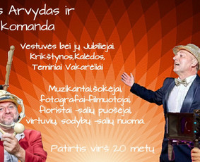 Vedėjas Arvydo Jaronskio iškilmės. Arvydas ir A5ko - Krikštynų vedimas - 1 Krikštynų vedimas - Vedėjas Arvydo Jaronskio iškilmės. Arvydas ir A5ko - 1
