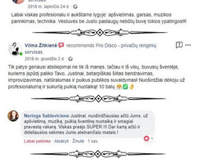 Justinas Sruoginis - Renginių organizavimas, vedimas, Dj / Justinas Sruoginis / Darbų pavyzdys ID 825153