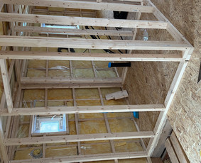 Karkasinių namų statyba - Statybos darbai - 4