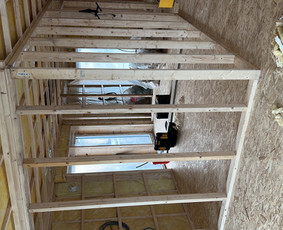 Karkasinių namų statyba - Statybos darbai - 3