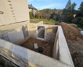 Atraminės sienelės - Pamatų įrengimas - 3