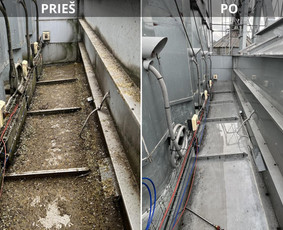 Trinkelių, fasadų, stogų plovimas aukštu slėgiu / Slėgio Švara / Darbų pavyzdys ID 3818973