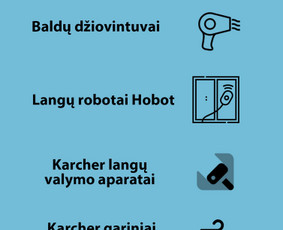 Plaunamo siurblio nuoma 15e, Langų roboto nuoma, kita įranga - Langų roboto nuoma - 1 Langų roboto nuoma - Plaunamo siurblio nuoma 15e, Langų roboto nuoma, kita įranga - 1