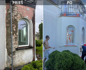 Specializuotas namų fasadų stogų plovimas ir dažymas - Fasadų apdaila, dažymas - 1 Fasadų apdaila, dažymas - Specializuotas namų fasadų stogų plovimas ir dažymas - 1