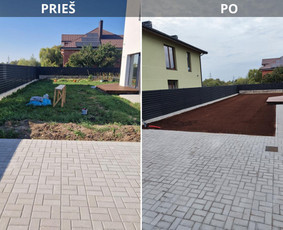 Vejos įrengimas, atnaujinimas, core aeracija, žemės darbai. / Žalias Kiemas / Darbų pavyzdys ID 3821385
