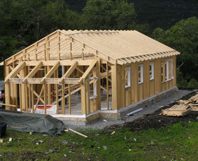 Moduliniai namai - Karkasiniai Namai A+, A++/ Pirtys/ Angarai/ Pavėsinės/stogai - 1