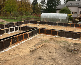 Statybos darbai - Pamatu liejimas - 3