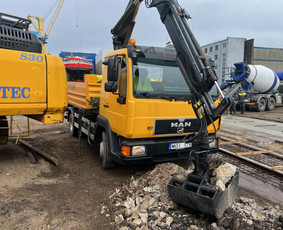 Savivartis, kranas-fiskaras-manipuliatorius. - Statybinių atliekų išvežimas - 2 Statybinių atliekų išvežimas - Savivartis, kranas-fiskaras-manipuliatorius. - 2