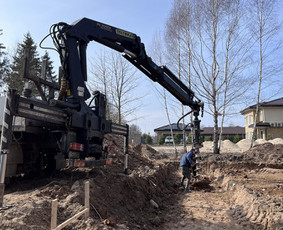 Polių gręžimas - Pamatai, mūras, atraminės sienos, visi betonavimo darbai - 1