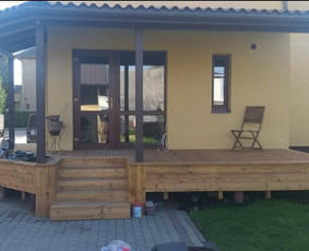Terasos, stoginės, namukai - pagal jūsų poreikius! - Laiptų montavimas - 2 Laiptų montavimas - Terasos, stoginės, namukai - pagal jūsų poreikius! - 2