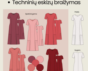 Drabužių konstravimas ir vystymas - Drabužių siuvimas, taisymas - 4 Drabužių siuvimas, taisymas - Drabužių konstravimas ir vystymas - 4